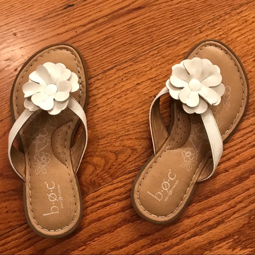 B.O.C. Born Concept Thong Sandals, White
